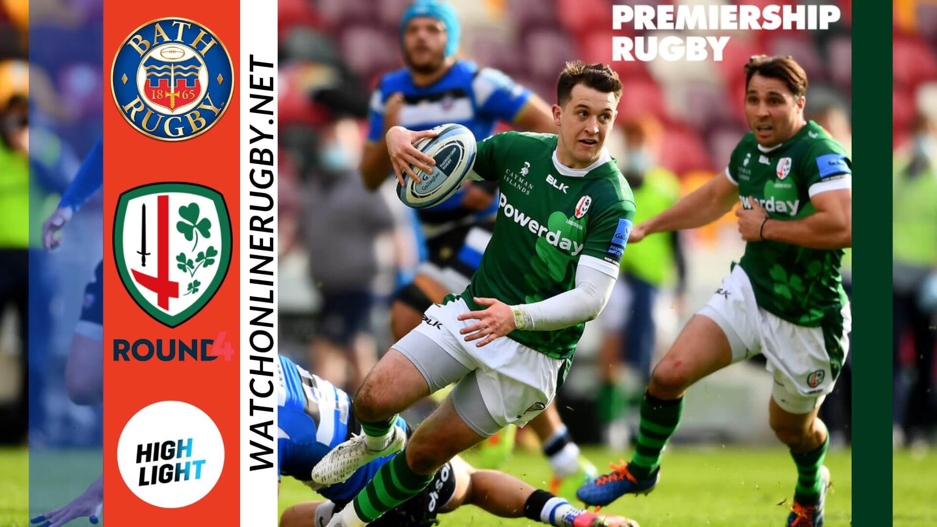 London Irish Vs Bath Rugby Premiership Rugby 2022 RD 4