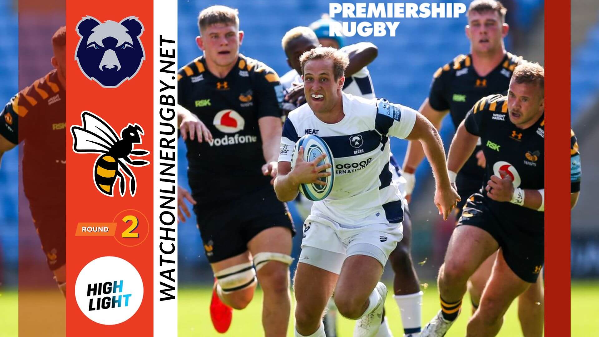 Wasps Vs Bristol Bears Premiership Rugby 2022 RD 2