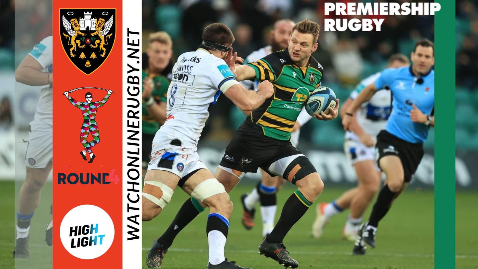 Harlequins Vs Northampton Saints Premiership Rugby 2022 RD 4