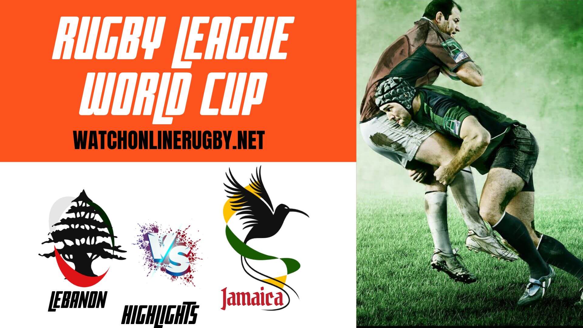 Lebanon Vs Jamaica Rugby League World Cup 2022 RD 3