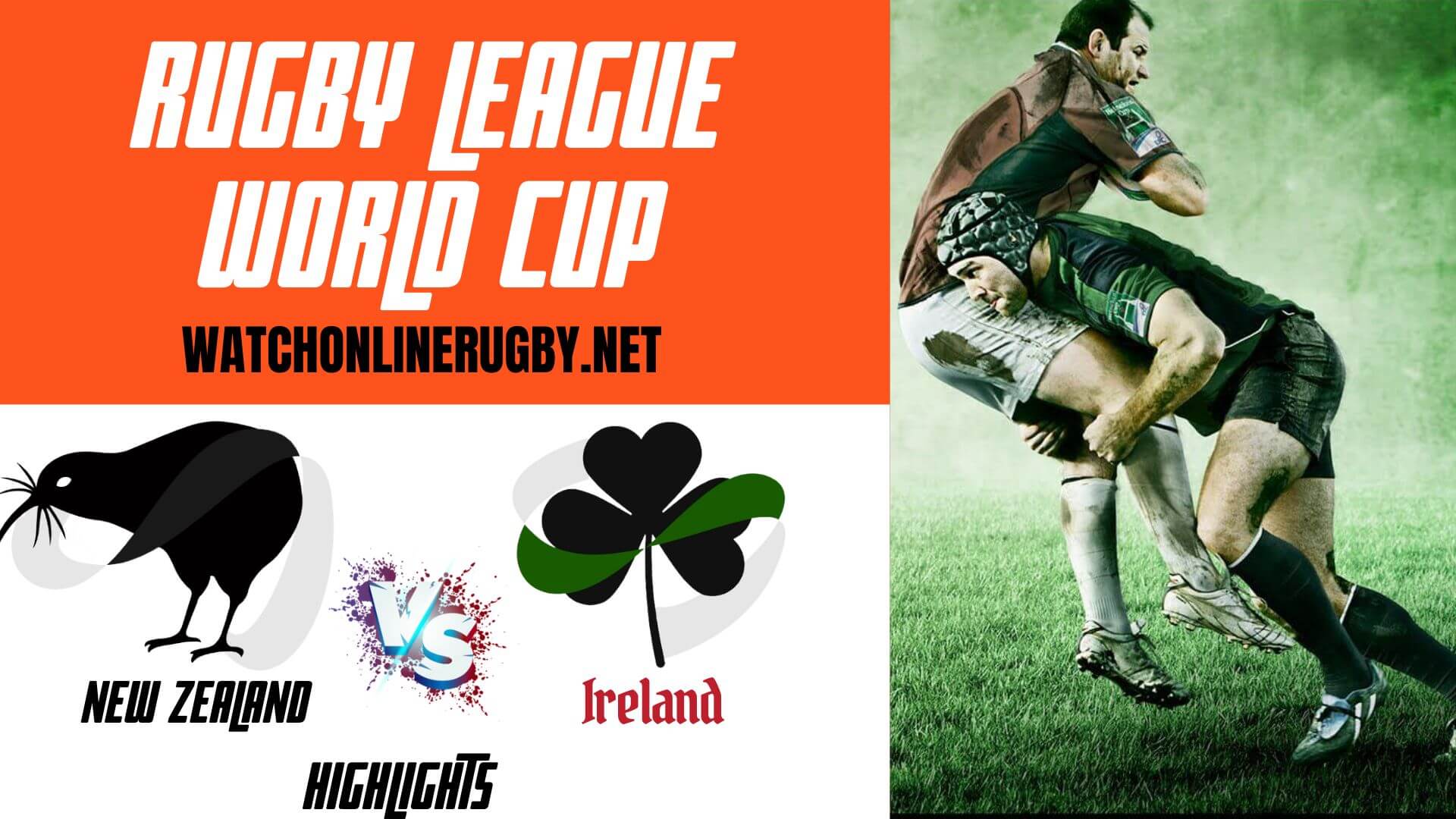 New Zealand Vs Ireland Rugby League World Cup 2022 RD 3
