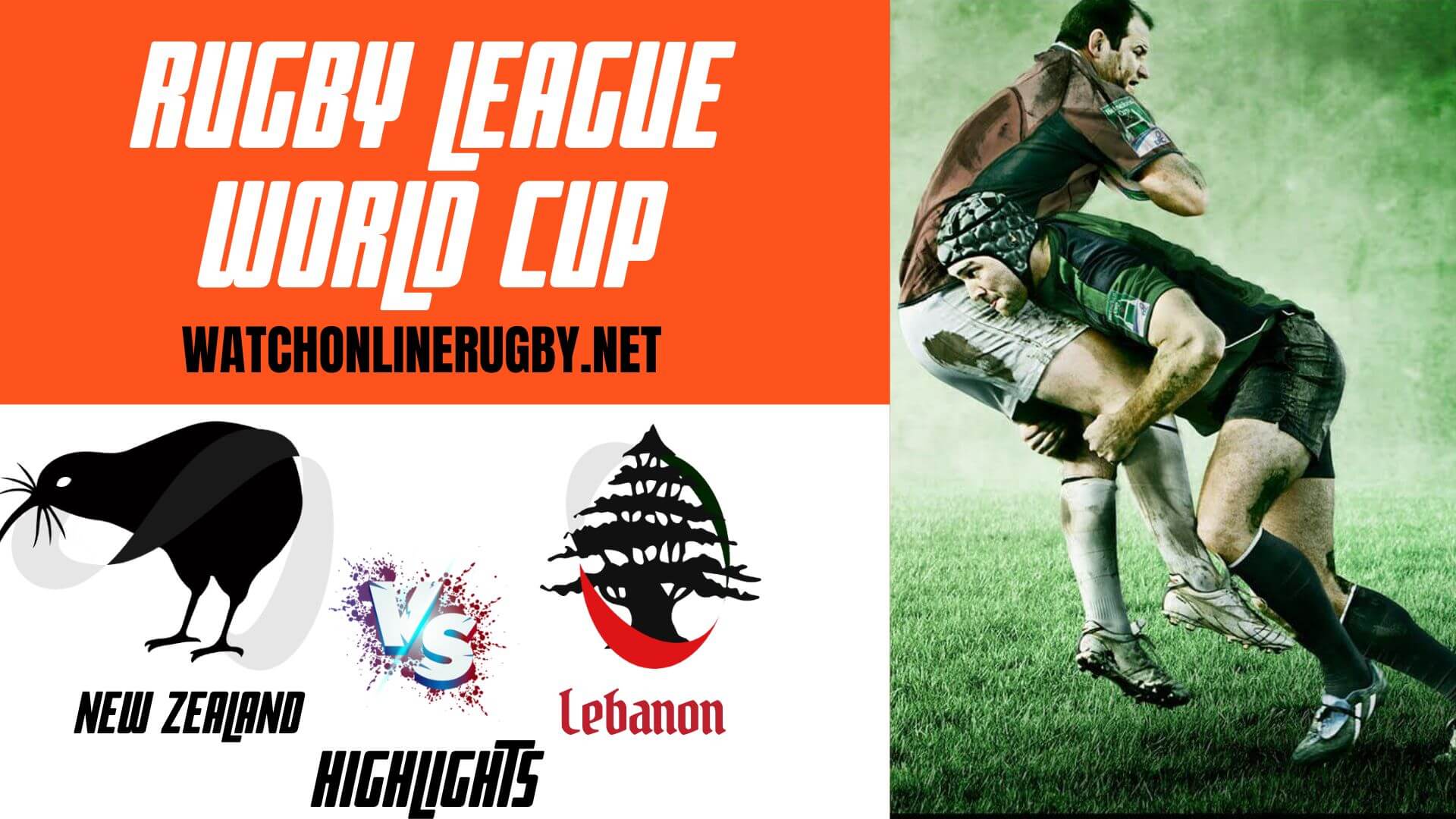 New Zealand Vs Lebanon Rugby League World Cup 2022 RD 1