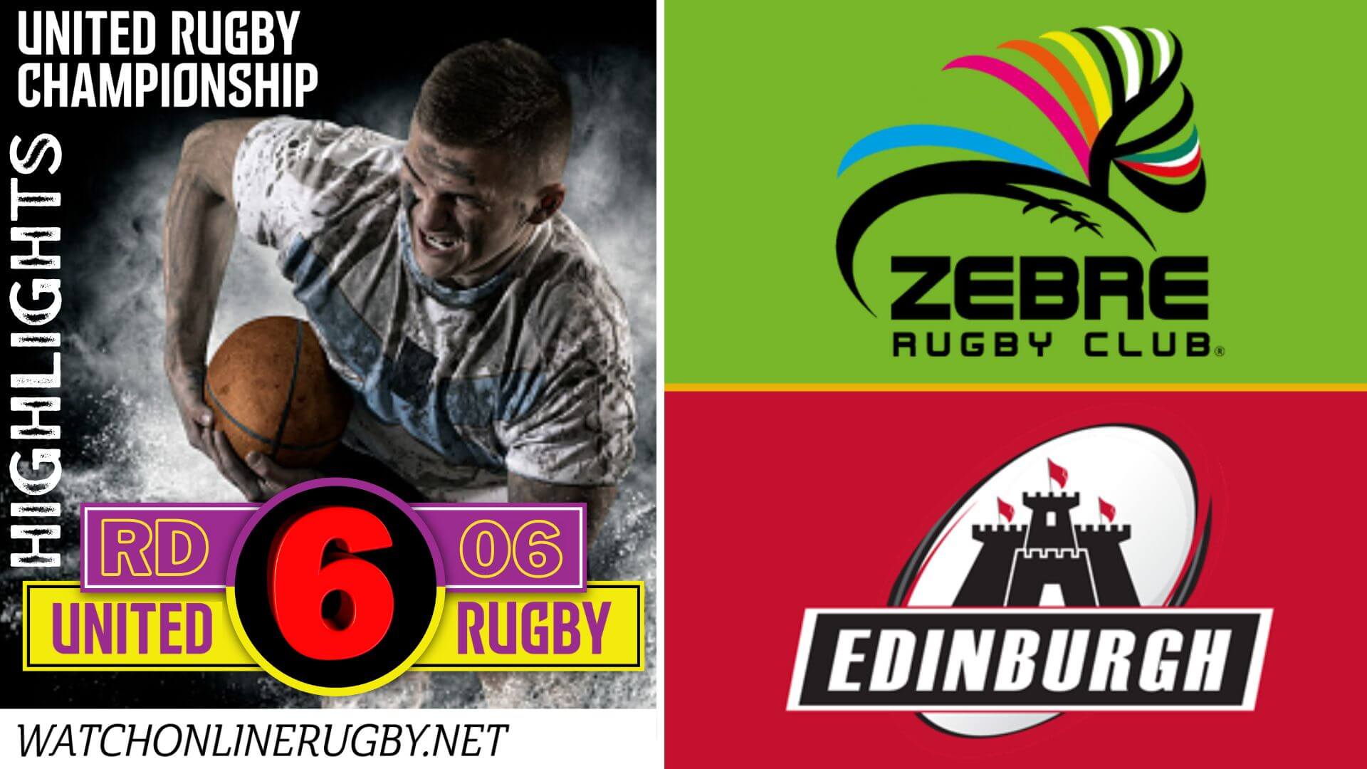 Zebre Vs Edinburgh United Rugby 2022 RD 6