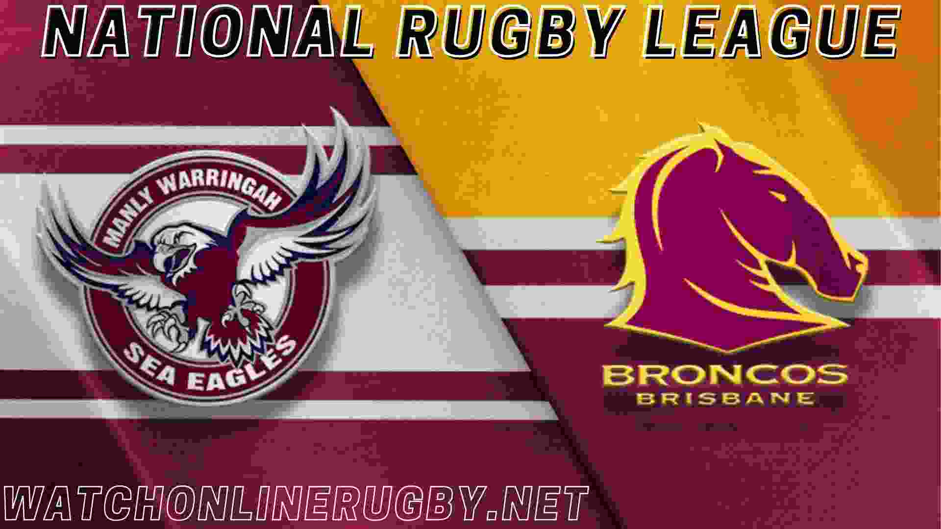 Live Sea Eagles Vs Brisbane Broncos Streaming