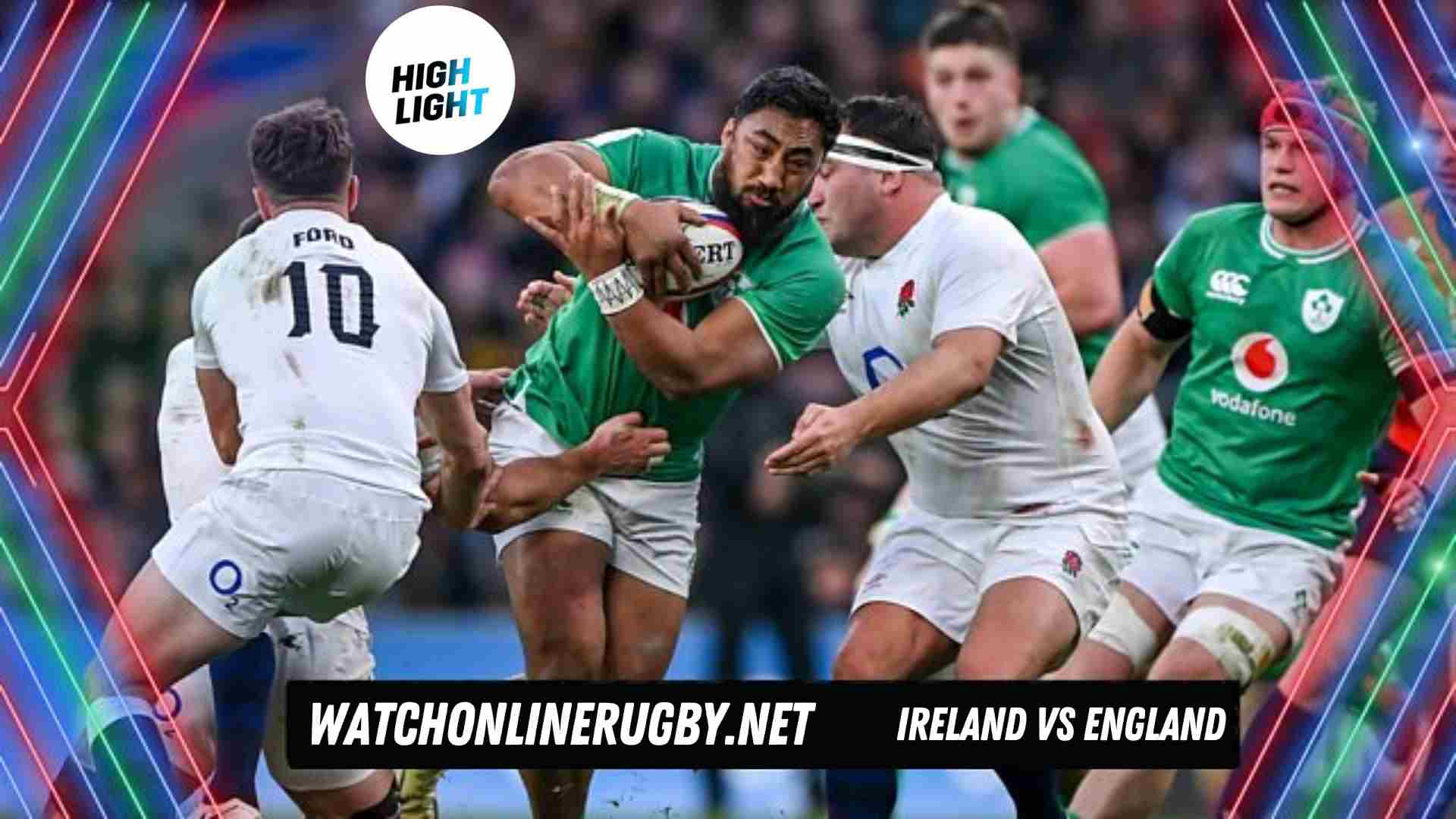 Ireland Vs England Six Nation Rugby 2025 RD 1