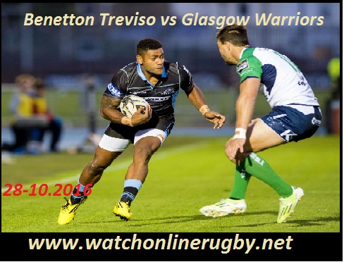 Benetton Treviso vs Glasgow Warriors live