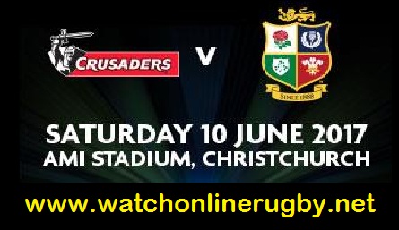 British and Irish Lions vs Crusaders live