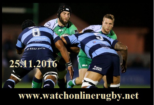 Connacht vs Cardiff Blues live