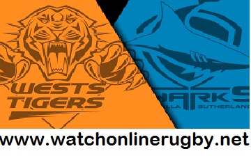 Cronulla-Sutherland Sharks vs Wests Tigers live