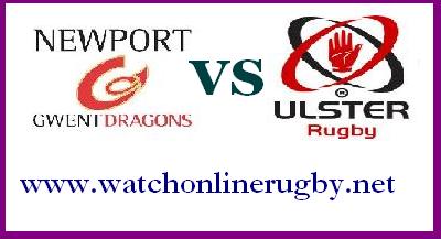 Dragons vs Ulster live