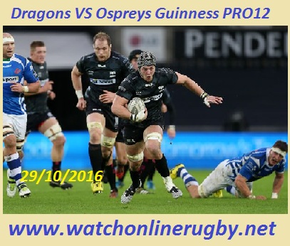 Dragons VS Ospreys