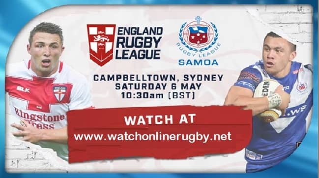 England vs Samoa live