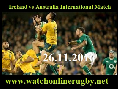 Australia vs Ireland Rugby Streaming Online 