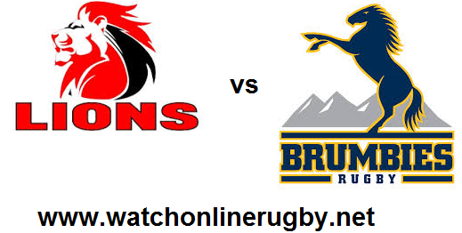 Lions vs Brumbies live