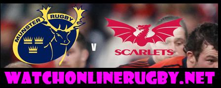 Munster vs Scarlets live rugby