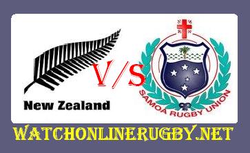 New Zealand vs Samoa rugby live