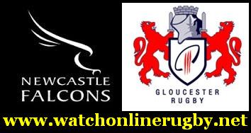 Newcastle Falcons vs Gloucester Rugby live