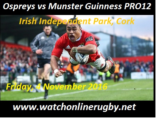 Ospreys vs Munster