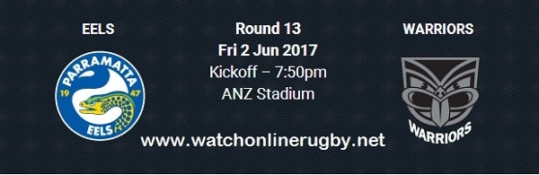 Parramatta Eels vs New Zealand Warriors live