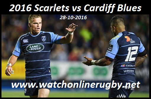 Scarlets vs Cardiff Blues live