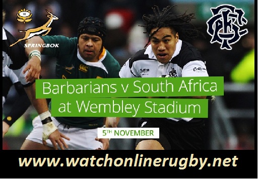 South Africa vs Barbarians live