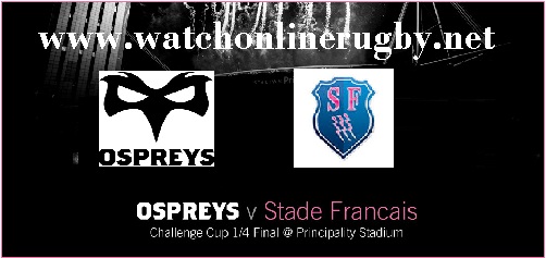 Stade Francais vs Ospreys live