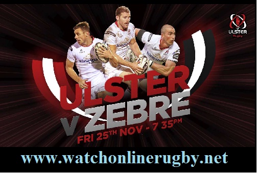 Ulster vs Zebre live