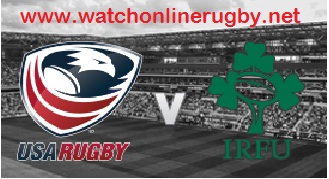 USA vs Ireland  rugby live