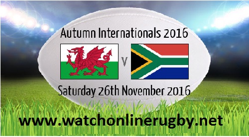 Wales vs South Africa stream live