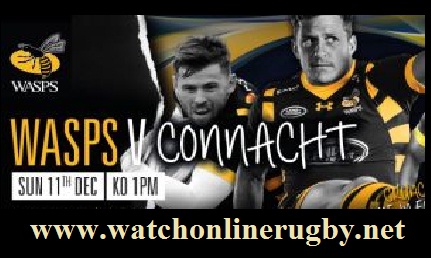 Wasps vs Connacht live